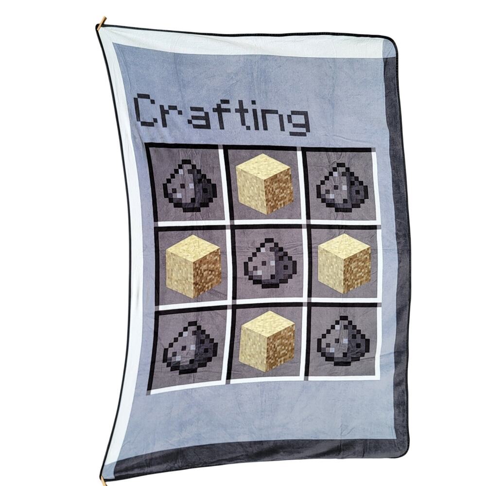 Minecraft Fleece Twin Blanket 58" x 90"